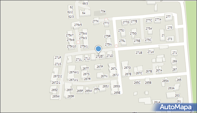 Warszawa, Trakt Lubelski, 271G, mapa Warszawy