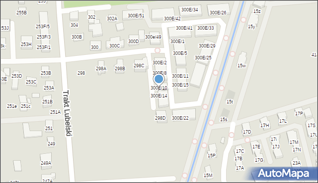 Warszawa, Trakt Lubelski, 300E/12, mapa Warszawy