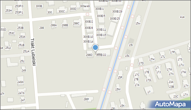 Warszawa, Trakt Lubelski, 300E/18, mapa Warszawy