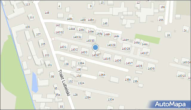 Warszawa, Trakt Lubelski, 140/4, mapa Warszawy