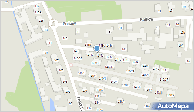 Warszawa, Trakt Lubelski, 144b, mapa Warszawy