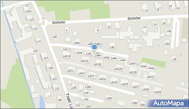 Warszawa, Trakt Lubelski, 144d, mapa Warszawy