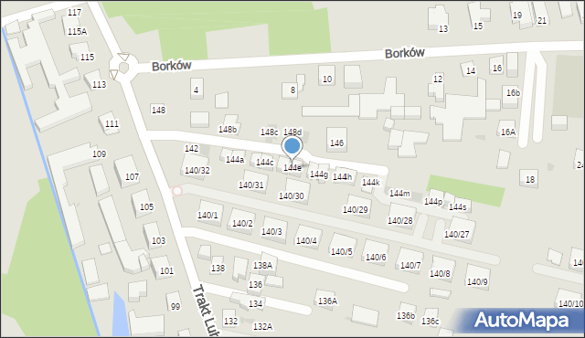 Warszawa, Trakt Lubelski, 144e, mapa Warszawy
