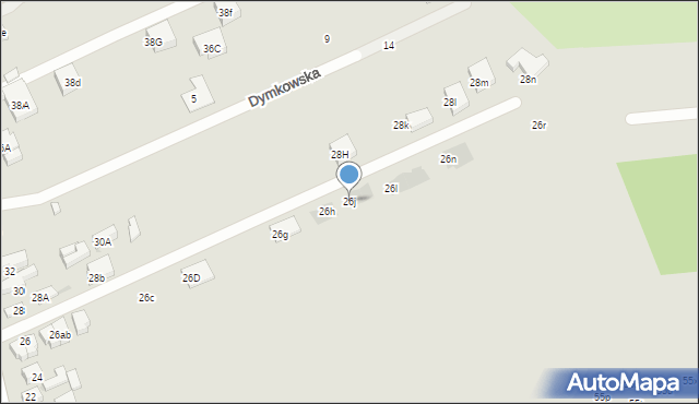 Warszawa, Trakt Lubelski, 26j, mapa Warszawy