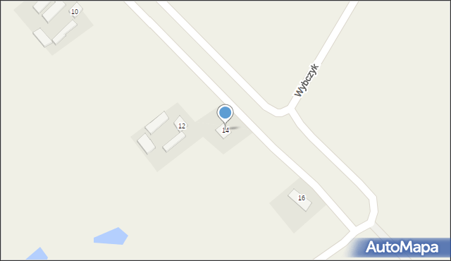 Wybczyk, Trybowskiego Zygmunta, ks., 14, mapa Wybczyk