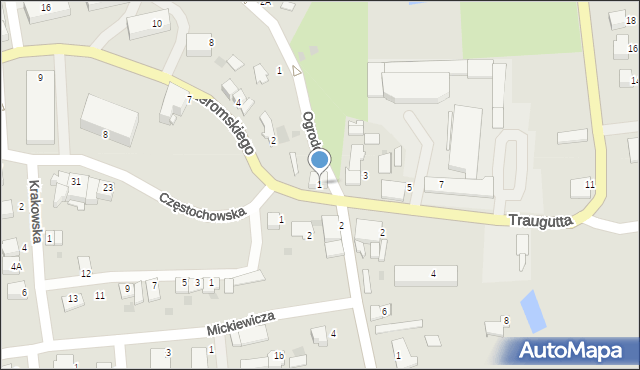 Zalewo, Traugutta Romualda, gen., 1, mapa Zalewo