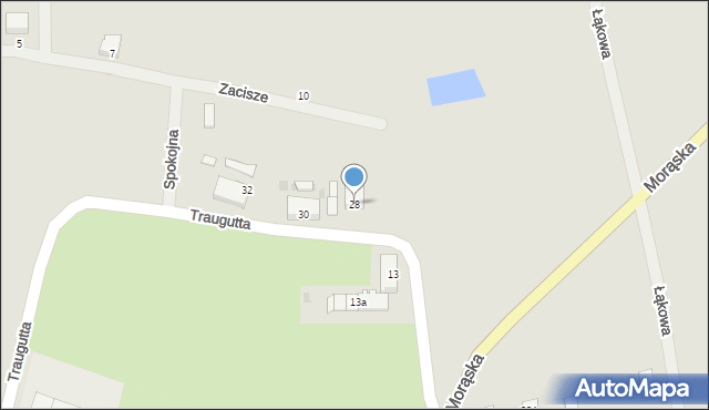 Zalewo, Traugutta Romualda, gen., 28, mapa Zalewo