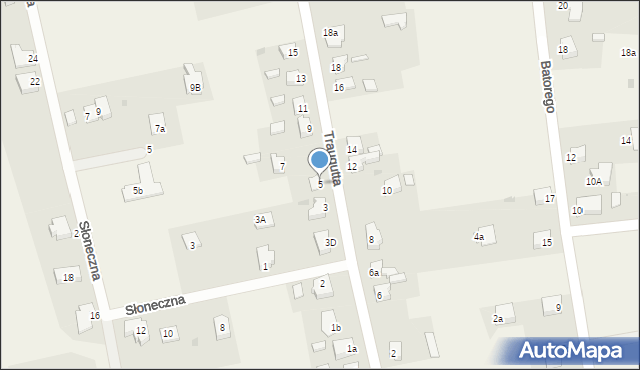 Zbrosławice, Traugutta Romualda, gen., 5, mapa Zbrosławice