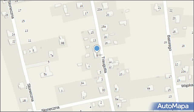 Zbrosławice, Traugutta Romualda, gen., 9, mapa Zbrosławice