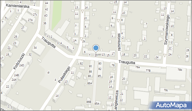 Zgorzelec, Traugutta Romualda, gen., 10, mapa Zgorzelec