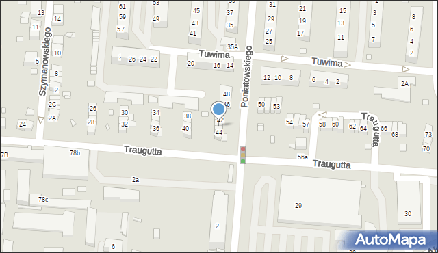 Zgorzelec, Traugutta Romualda, gen., 43, mapa Zgorzelec
