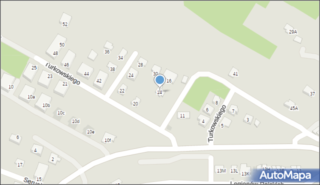 Bochnia, Turkowskiego Mariana, gen., 14, mapa Bochni