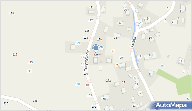 Bolechowice, Turystyczna, 166, mapa Bolechowice