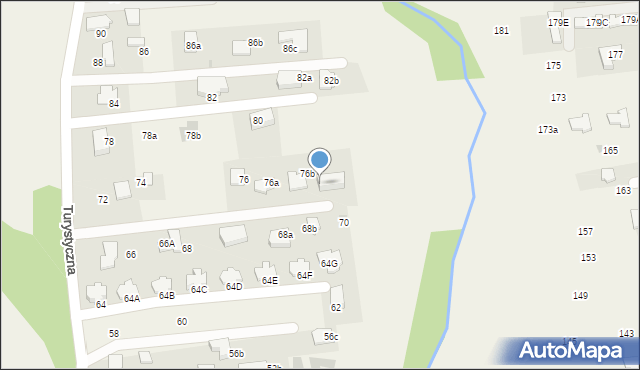 Bolechowice, Turystyczna, 76c, mapa Bolechowice