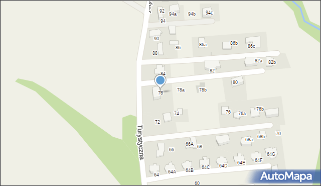 Bolechowice, Turystyczna, 78, mapa Bolechowice