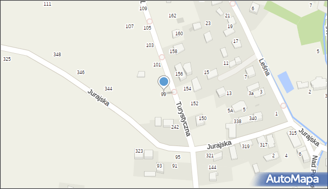 Bolechowice, Turystyczna, 99, mapa Bolechowice