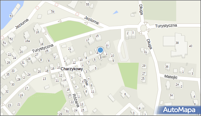 Charzykowy, Tulipanów, 3, mapa Charzykowy