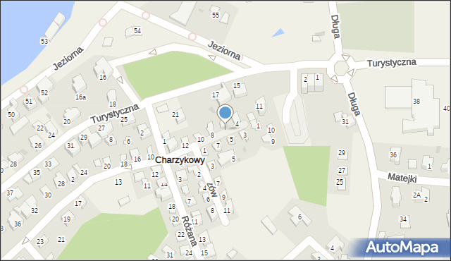 Charzykowy, Tulipanów, 6, mapa Charzykowy