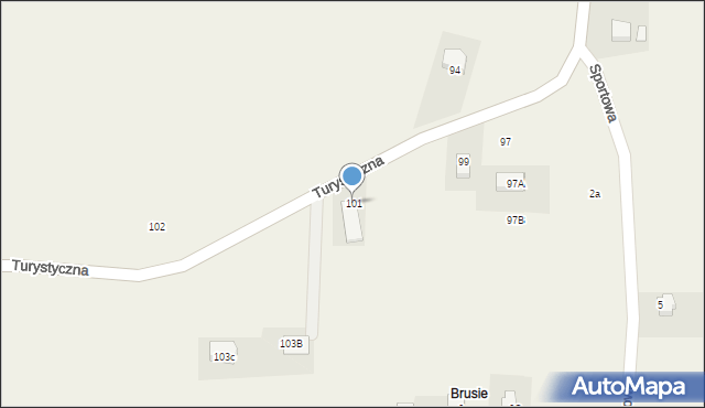 Chełmce, Turystyczna, 101, mapa Chełmce