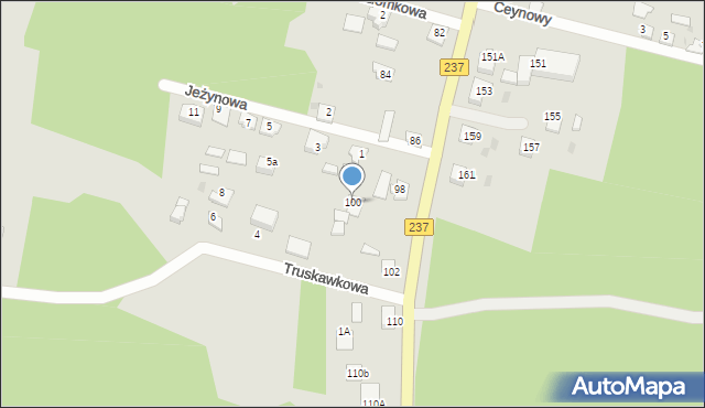 Czersk, Tucholska, 100, mapa Czersk