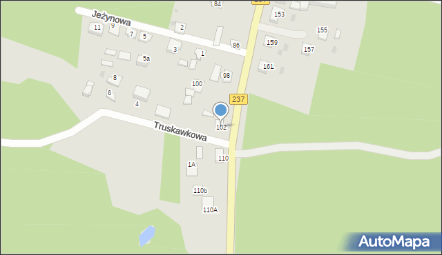 Czersk, Tucholska, 102, mapa Czersk