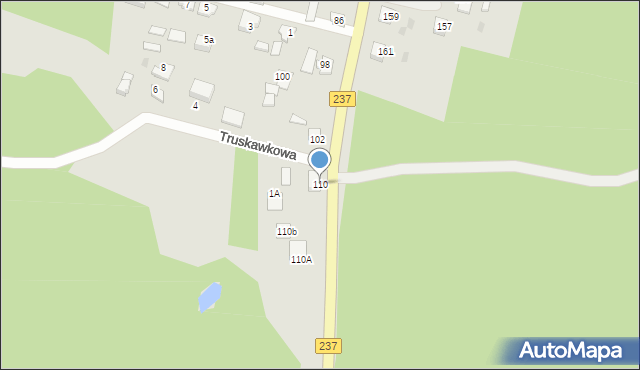 Czersk, Tucholska, 110, mapa Czersk