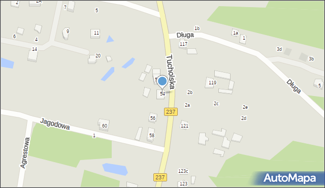 Czersk, Tucholska, 54, mapa Czersk