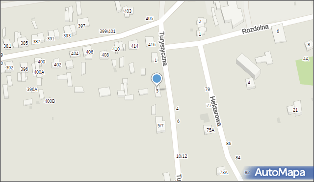 Częstochowa, Turystyczna, 3, mapa Częstochowy