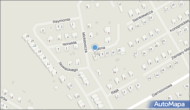 Dobre Miasto, Tuwima Juliana, 2, mapa Dobre Miasto