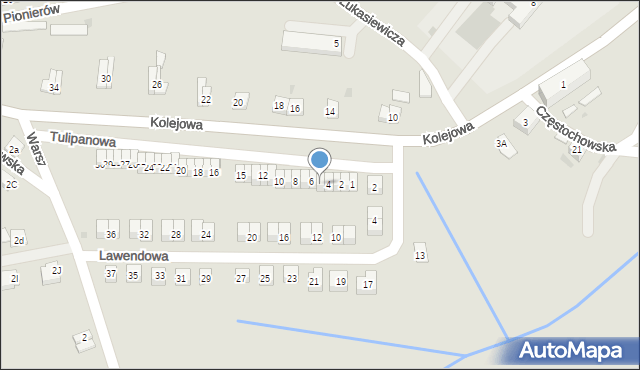 Głuszyca, Tulipanowa, 5, mapa Głuszyca