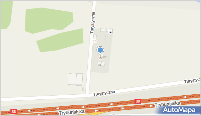 Jarosty, Turystyczna, 10, mapa Jarosty