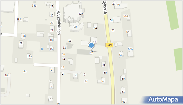 Jawiszowice, Turystyczna, 46, mapa Jawiszowice