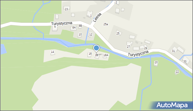 Kocierz Rychwałdzki, Turystyczna, 18, mapa Kocierz Rychwałdzki