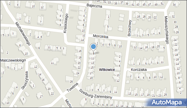 Kołobrzeg, Tuwima Juliana, 9, mapa Kołobrzegu