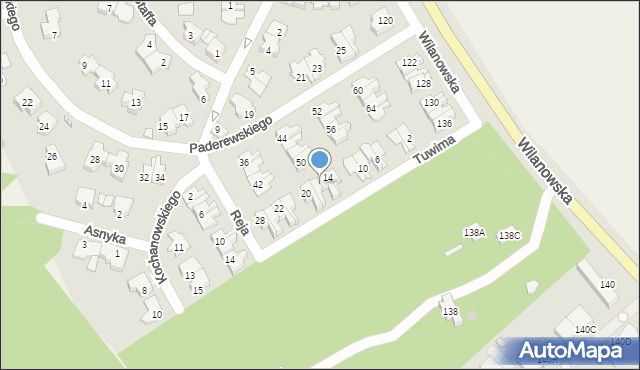 Konstancin-Jeziorna, Tuwima Juliana, 16, mapa Konstancin-Jeziorna