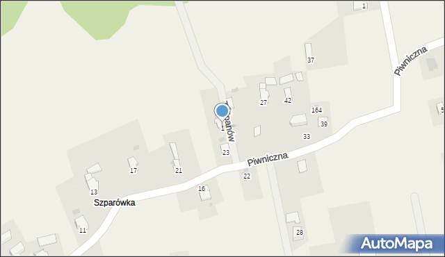 Lipowa, Tulipanów, 1, mapa Lipowa