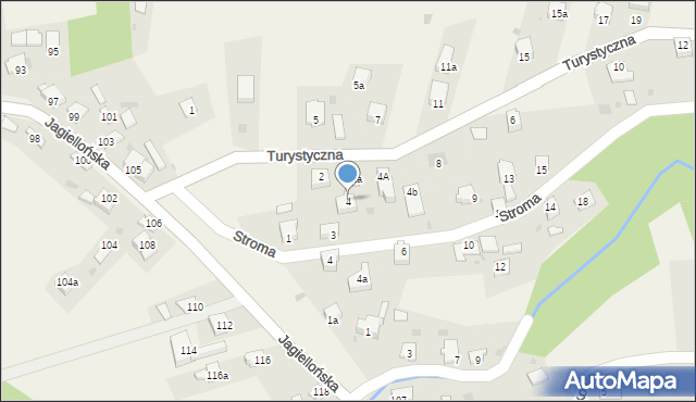 Milówka, Turystyczna, 4, mapa Milówka