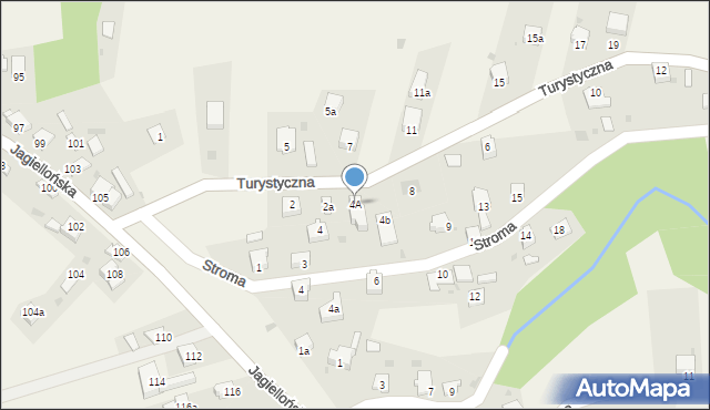 Milówka, Turystyczna, 4A, mapa Milówka