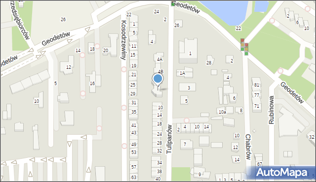 Piaseczno, Tulipanów, 8, mapa Piaseczno