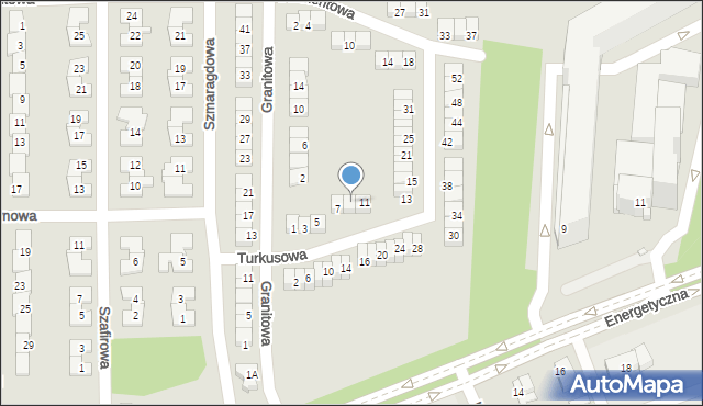 Piaseczno, Turkusowa, 9, mapa Piaseczno