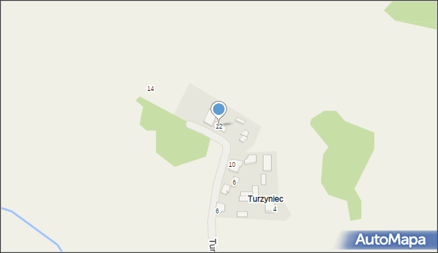 Podklasztor, Turzyniec, 10, mapa Podklasztor