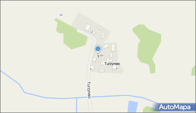 Podklasztor, Turzyniec, 6, mapa Podklasztor