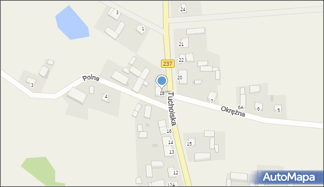 Pruszcz, Tucholska, 18, mapa Pruszcz