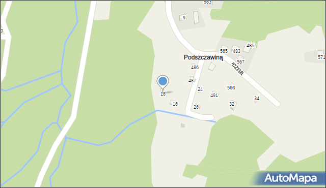 Przyborów, Turystyczna, 18, mapa Przyborów