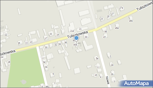 Rychwał, Tuliszkowska, 42a, mapa Rychwał