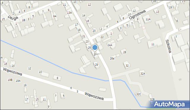 Rzgów, Tuszyńska, 27, mapa Rzgów