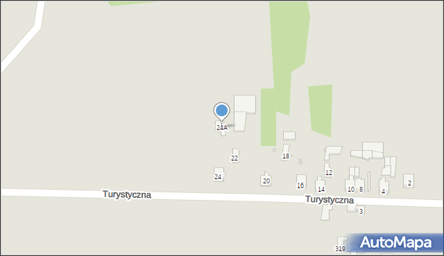 Skarżysko-Kamienna, Turystyczna, 24A, mapa Skarżysko-Kamienna