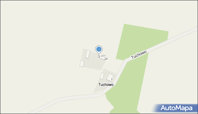 Strzegowo, Tuchowo, 2, mapa Strzegowo