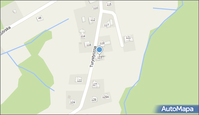 Sułkowice, Turystyczna, 123, mapa Sułkowice