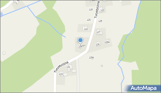 Sułkowice, Turystyczna, 124, mapa Sułkowice